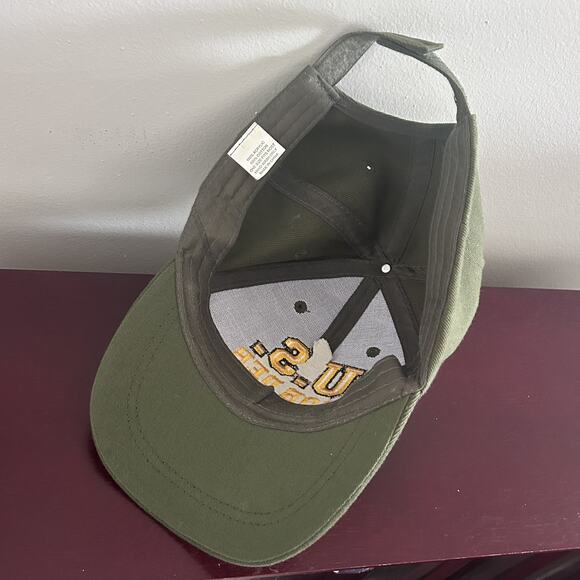 U.S. Border Patrol Hat, Cap Army Green Adjustable - Picture 4 of 6